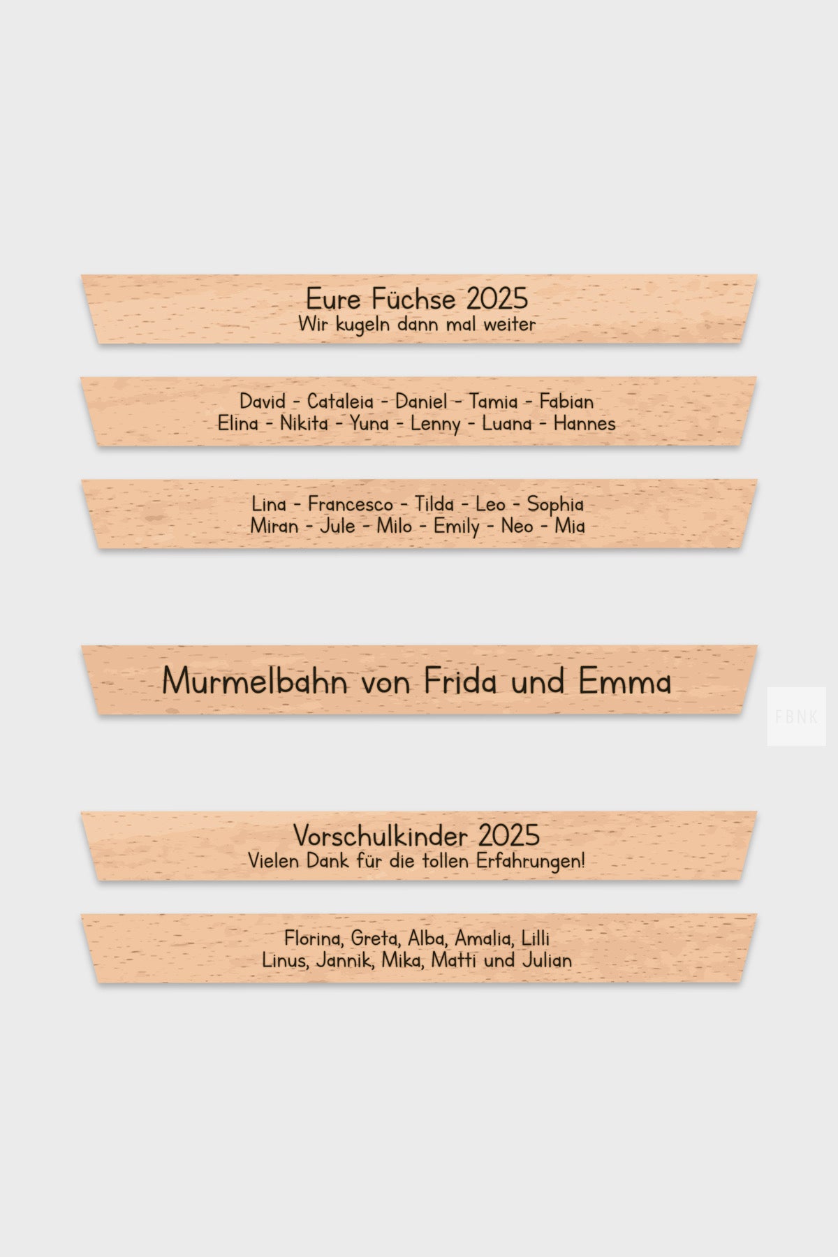 Magnetische Wandmurmelbahn – Lasergravur-Entwurf