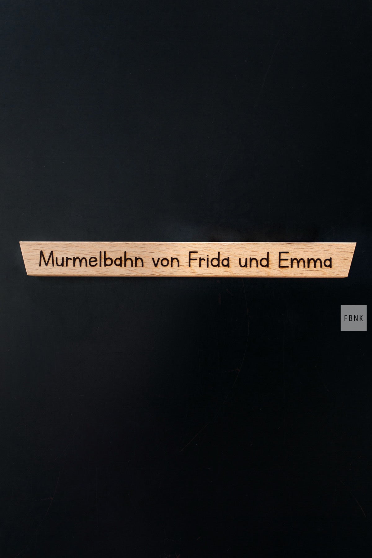 Magnetische Wandmurmelbahn – Personalisierte Schiene Lieferumfang