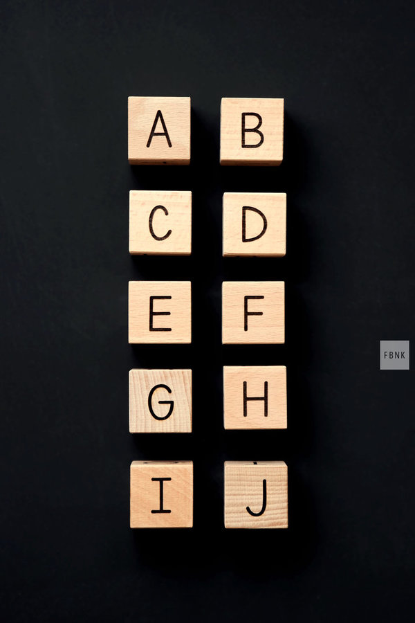 ABC-Buchstabenwürfel – Buchstaben